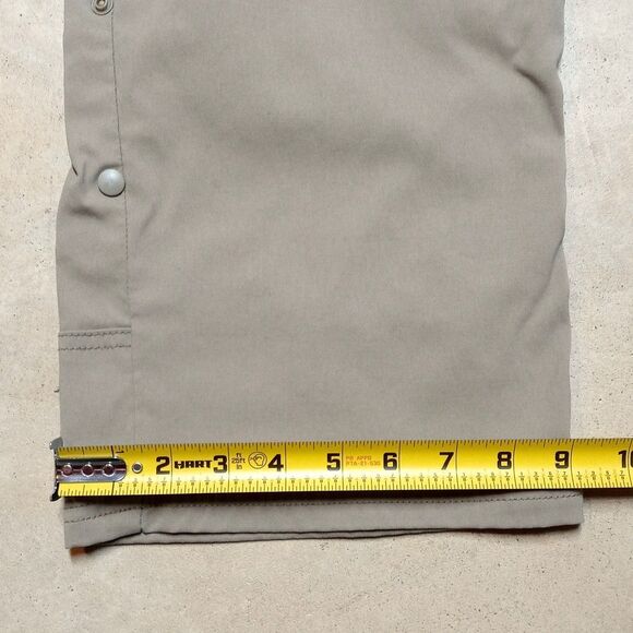 Prana Zion Hiking Pants Mens 38x30 Stretch Belted Vent Roll Up Snap Leg Cargo - Picture 11 of 11